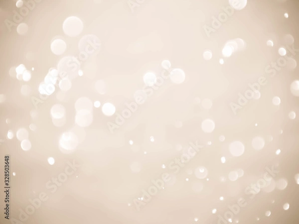 Fototapeta Soft blurred bokeh Yellow background.