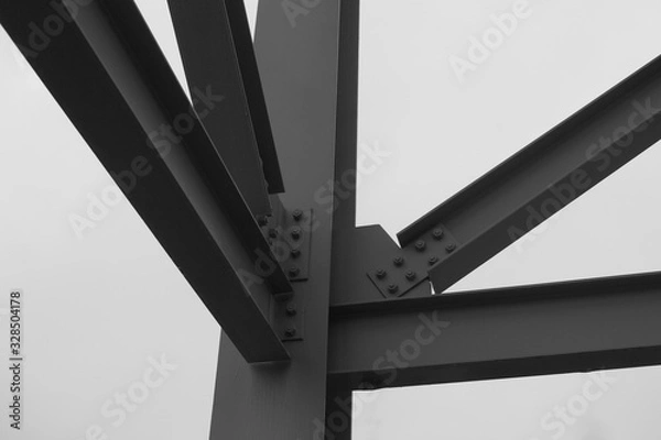 Obraz Steel structure Architecture construction .