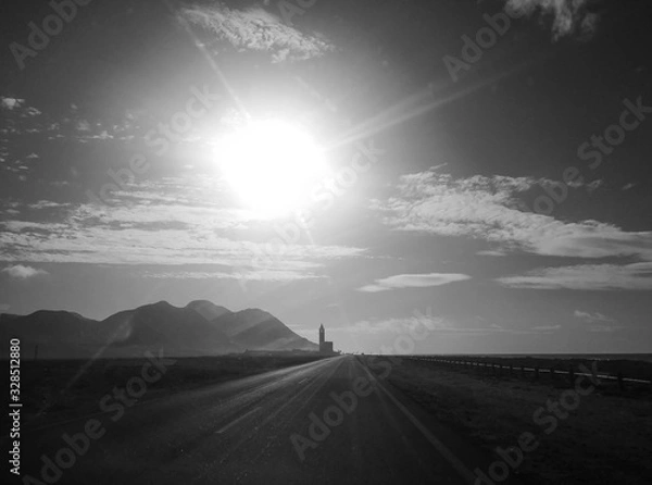 Obraz road in mountains