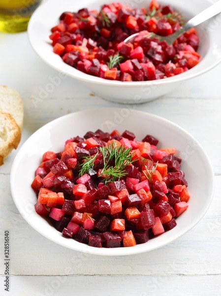 Obraz Beet salad in bowl