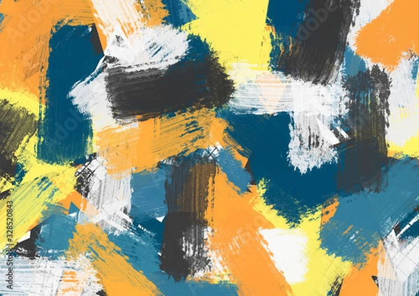 Fototapeta colorful gradient color abstract background with rough paper texture