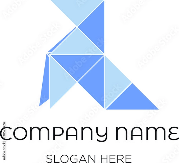 Obraz Ejemplo de logotipo vectorial