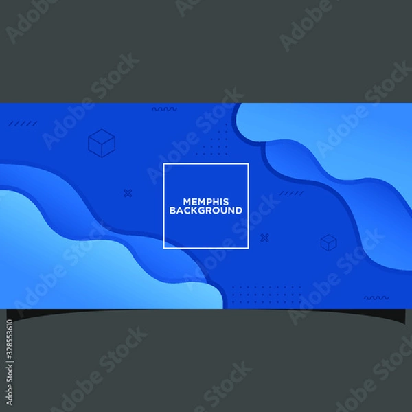 Obraz Abstract wave background design cover