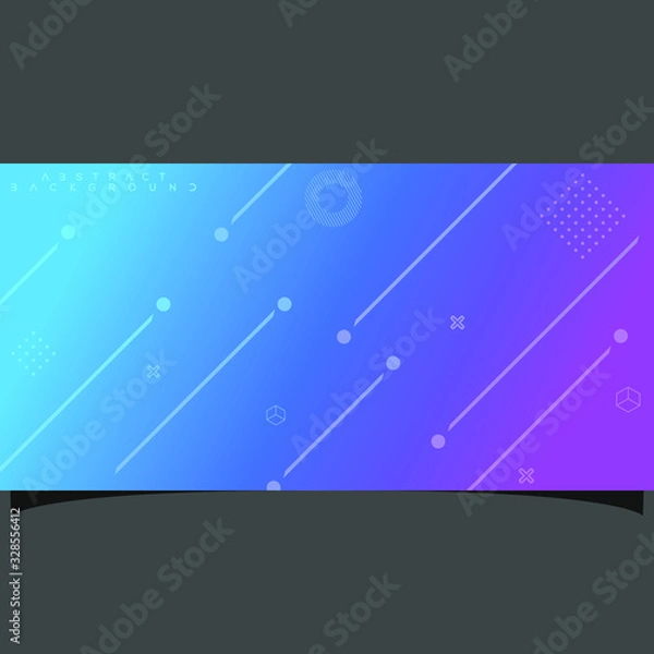 Obraz Abstract gradient background design cover