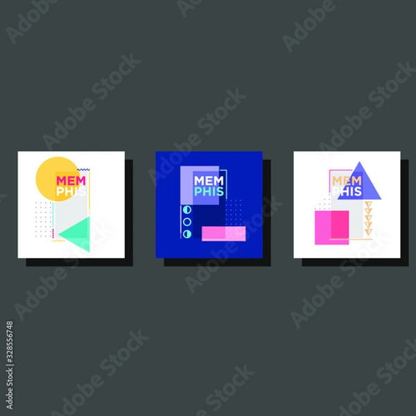 Obraz Abstract design cover set