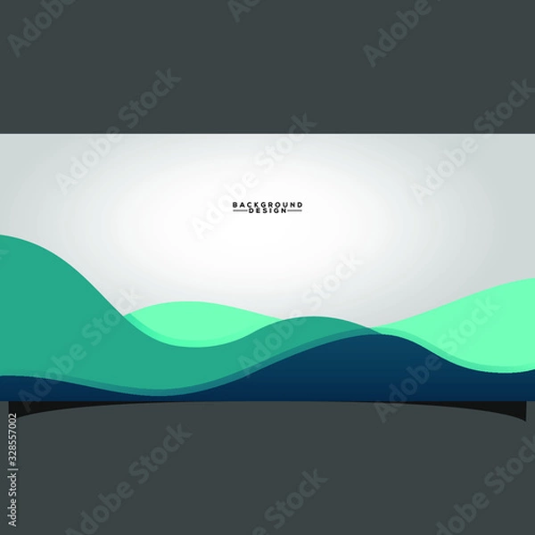Obraz Abstract wave background design cover