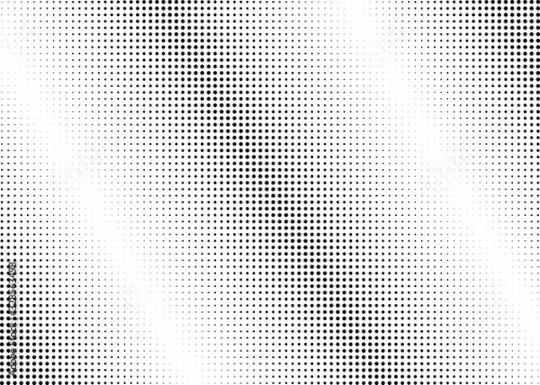 Obraz Abstract halftone dotted background. Futuristic grunge pattern, dot, circles.  Vector modern optical pop art texture for posters, sites, business cards, cover, labels mockup, vintage stickers layout.