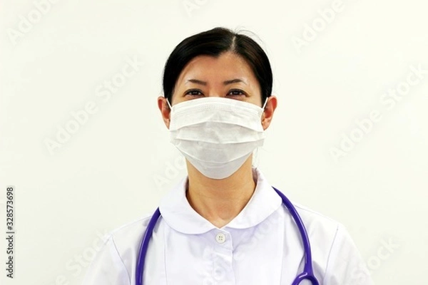 Obraz 女性　看護師　ドクター　医療　マスク