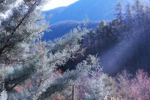 Fototapeta mountains in winter