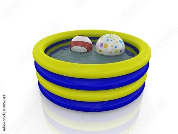 Obraz Piscina gonfiabile