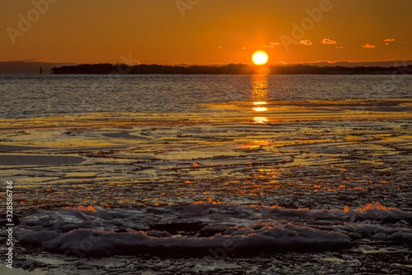 Obraz Cold Night On The Lake