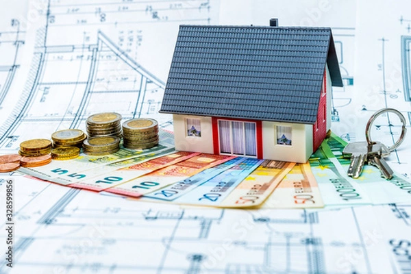 Fototapeta Traum vom Eigenheim