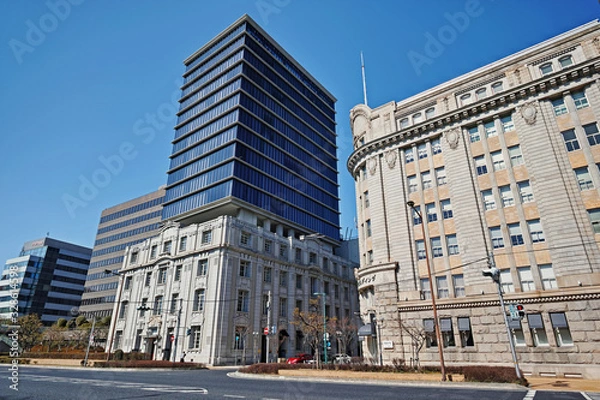 Obraz 神戸旧居留地 海岸通の建物