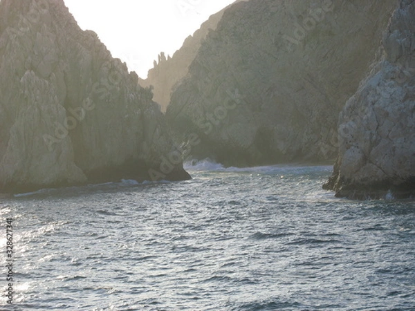 Fototapeta cliffs and sea