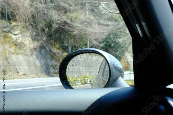 Fototapeta 風景　山　湖　ダム
