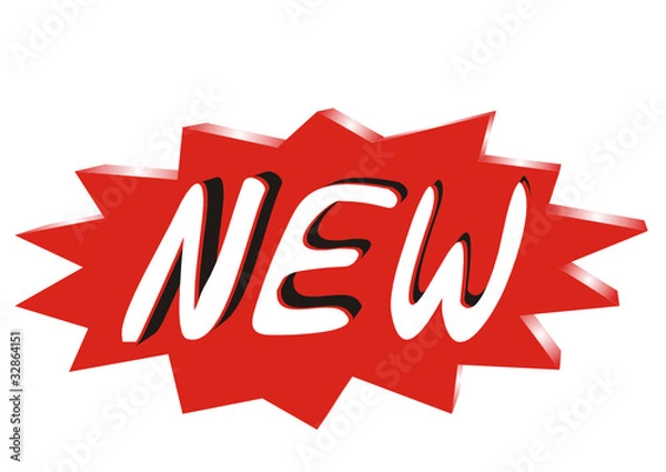 Fototapeta icon, new