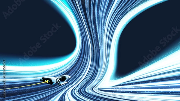 Fototapeta Time Travel in Vector