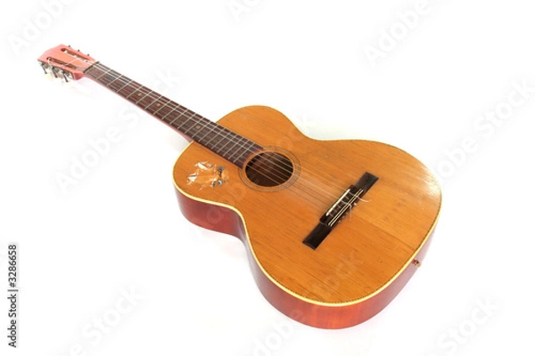 Obraz old acoustic guitar