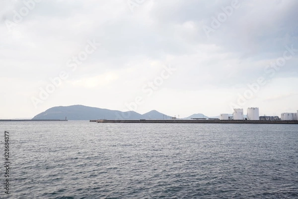 Obraz 志度湾の眺め