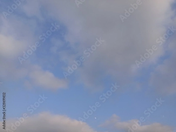 Obraz blue sky with clouds