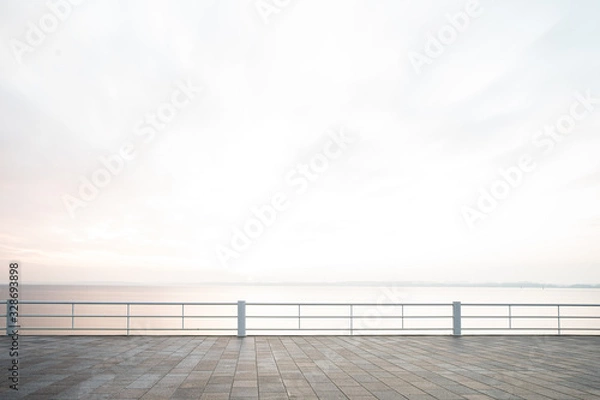 Obraz Sidewalk at the baltic sea