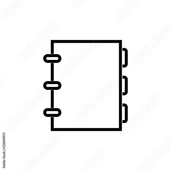 Fototapeta Archive folders vector icon isolated on white background. binders vector icon