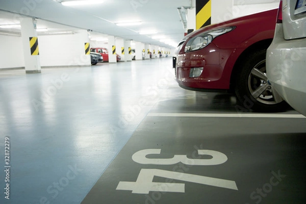 Fototapeta Underground garage