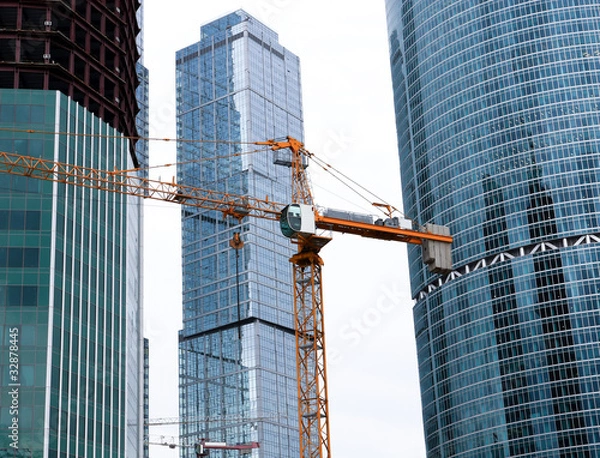 Fototapeta Construction work site