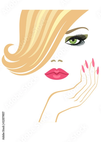 Obraz glamour  blonde