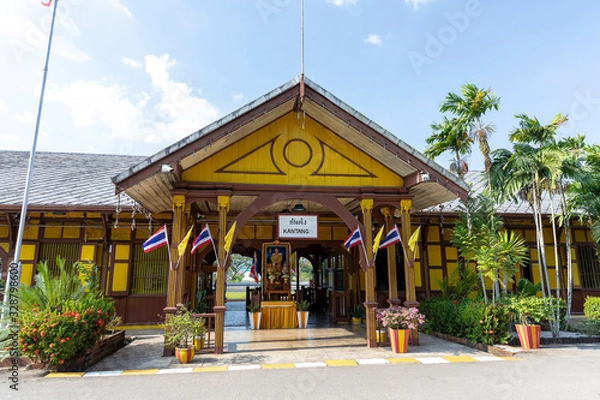 Obraz タイ国鉄南本線終点カンタン駅