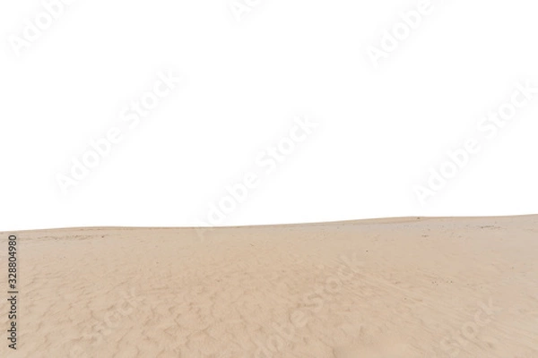 Obraz beach sand isolated on white background