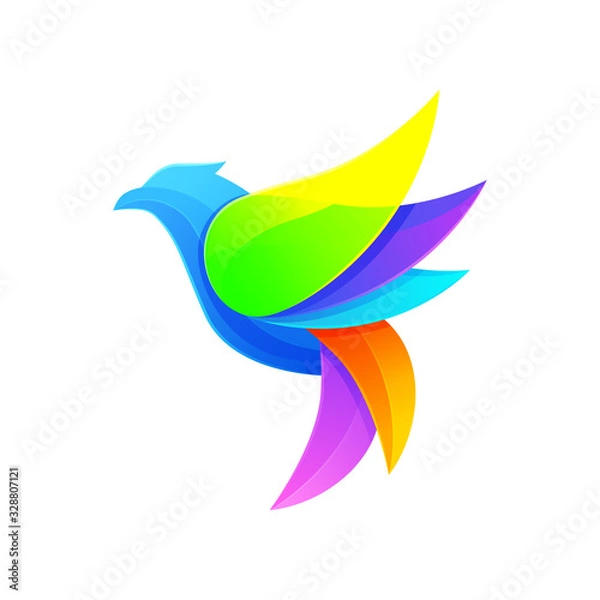 Obraz Bird Modern Logo Illustration Vector Template