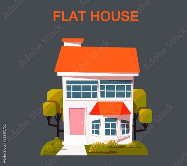 Obraz House save the world icon Vector