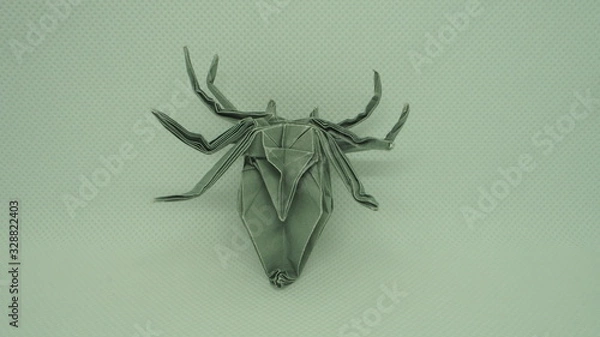 Fototapeta 紙製の蜘蛛