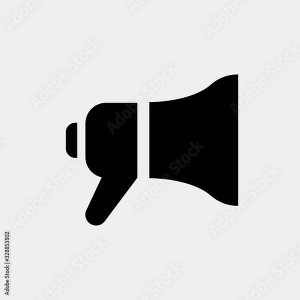 Obraz mega phone loud speaker vector icon 