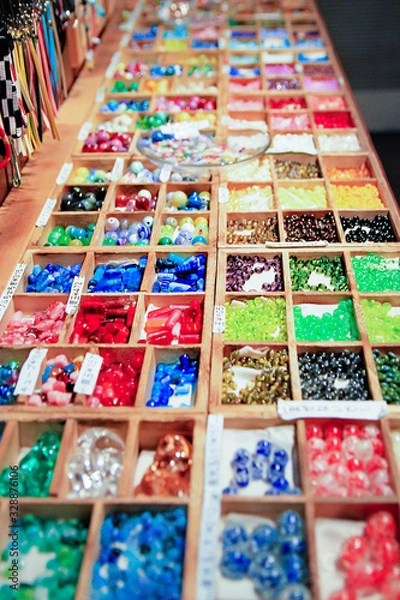 Obraz Colourful Japanese style glass bead