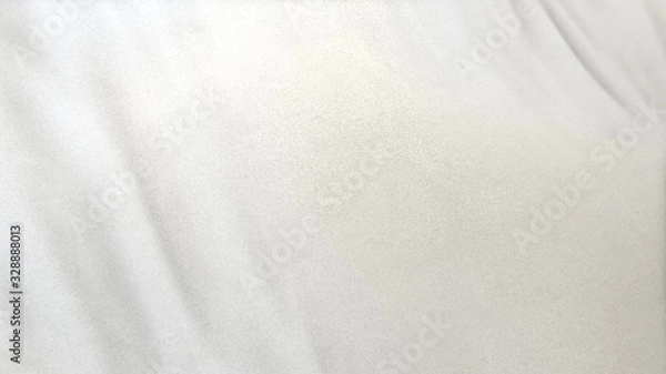 Fototapeta white flag cloth in full frame with selective focus. 3D Illustration of slight off white garment with clean natural linen texture for background banner or wallpaper use.