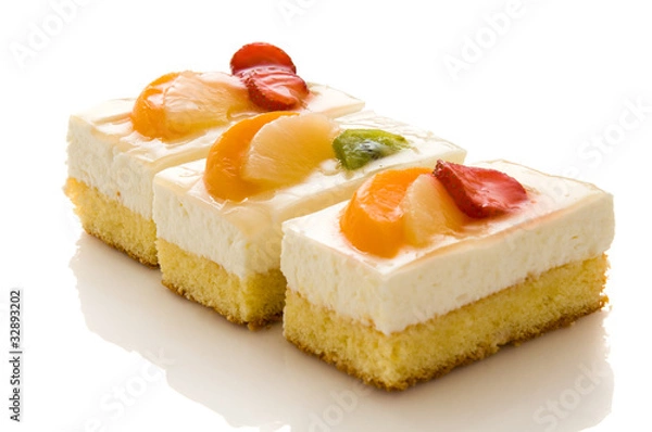 Obraz Joghurtschnitten