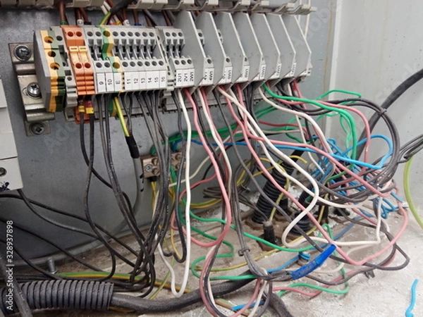 Obraz wiring and switching equipment for technological process control