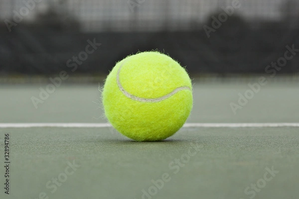 Obraz A yellow tennis ball