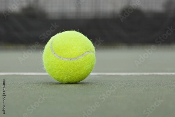 Obraz A yellow tennis ball