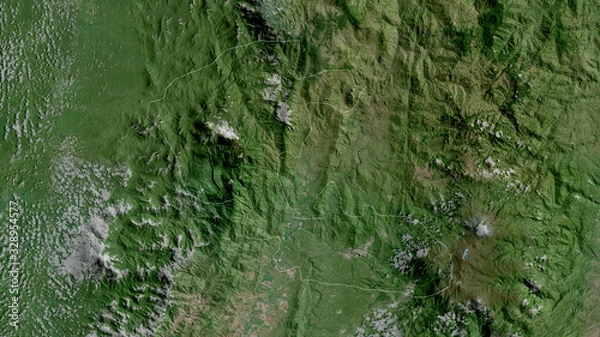 Obraz Risaralda, Colombia - outlined. Satellite