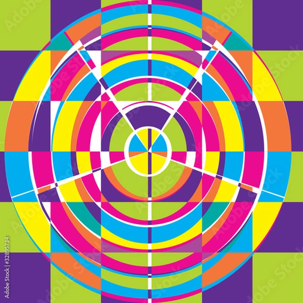 Fototapeta crazy circle