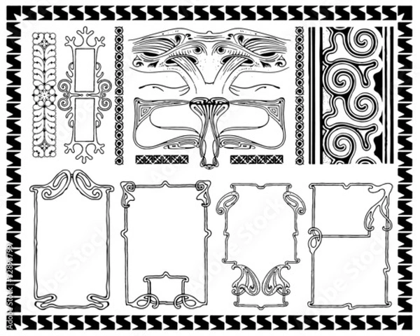 Obraz Art Nouveau frames