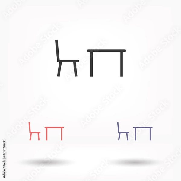 Fototapeta Tableicon vector icon , lorem ipsum Flat design