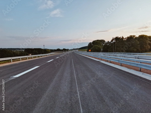 Obraz leere Autobahn 