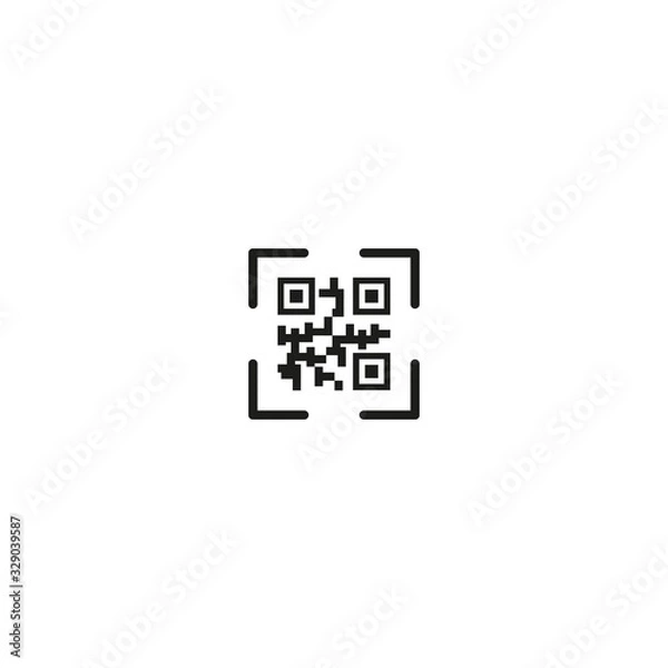 Fototapeta qr code scan 