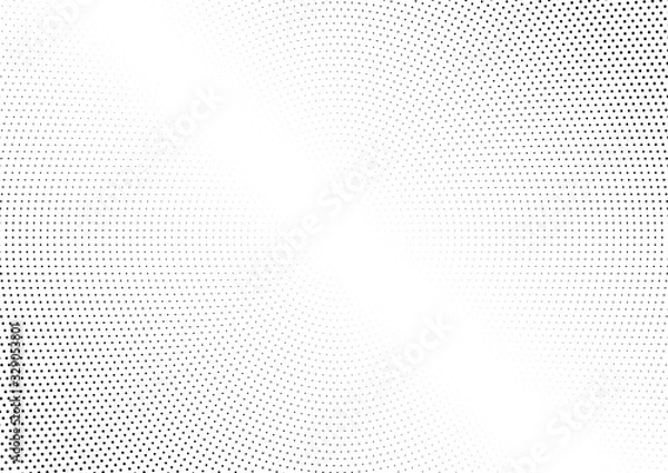 Fototapeta Abstract halftone dotted background. Futuristic grunge pattern, dot, circles.  Vector modern optical pop art texture for posters, sites, business cards, cover, labels mockup, vintage stickers layout.