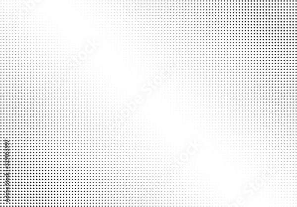 Fototapeta Abstract halftone dotted background. Monochrome pattern with stars.  Vector modern futuristic texture for posters, sites, business cards, postcards, labels and stickers. Design mock-up layout.