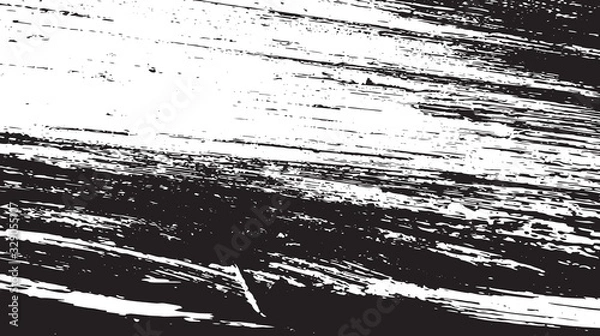 Fototapeta Black and white vintage grunge futuristic background. Abstract textured pattern, layout for design packaging, business cards, websites, postcards, posters, brochures, fabrics, covers mock-up design